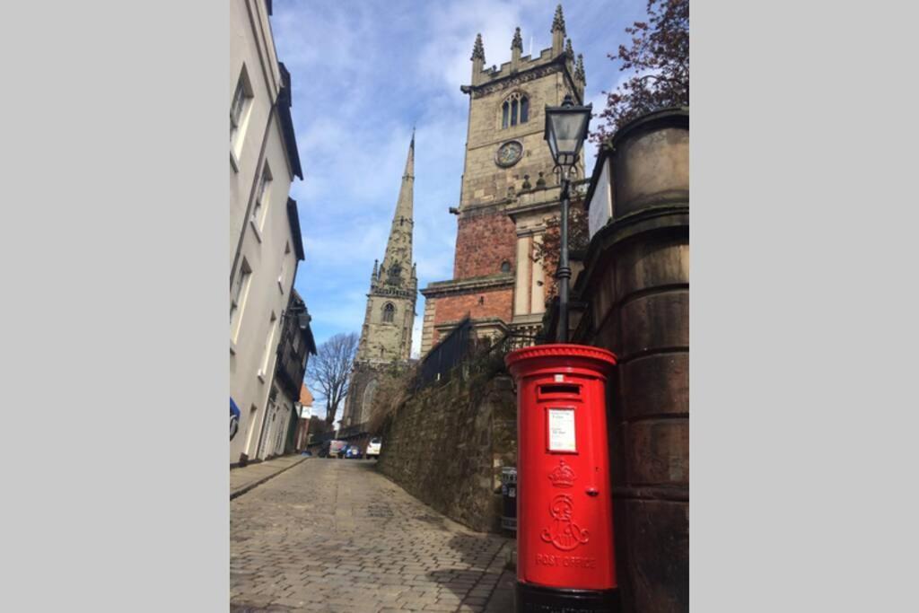 Luxury Townhouse In Town Centre, Views, River Walk, Free Parking Shrewsbury Exterior photo